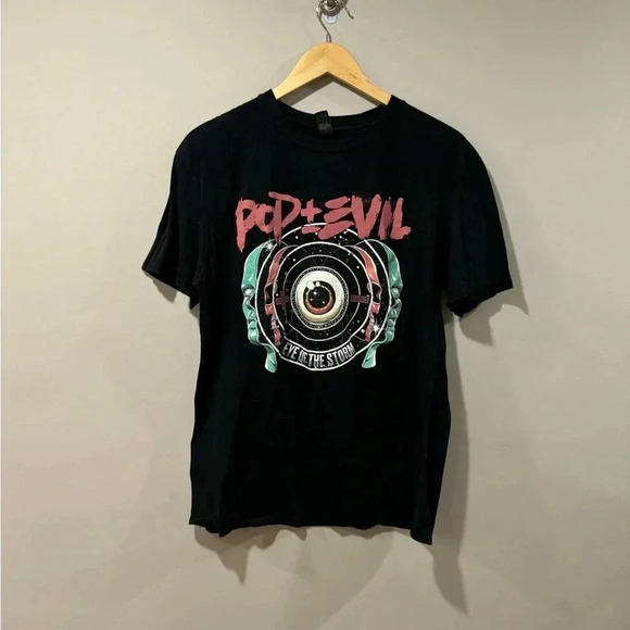 Pop + Evil Vortex 2022 Concert Tour T-Shirt - Picture 3 of 7